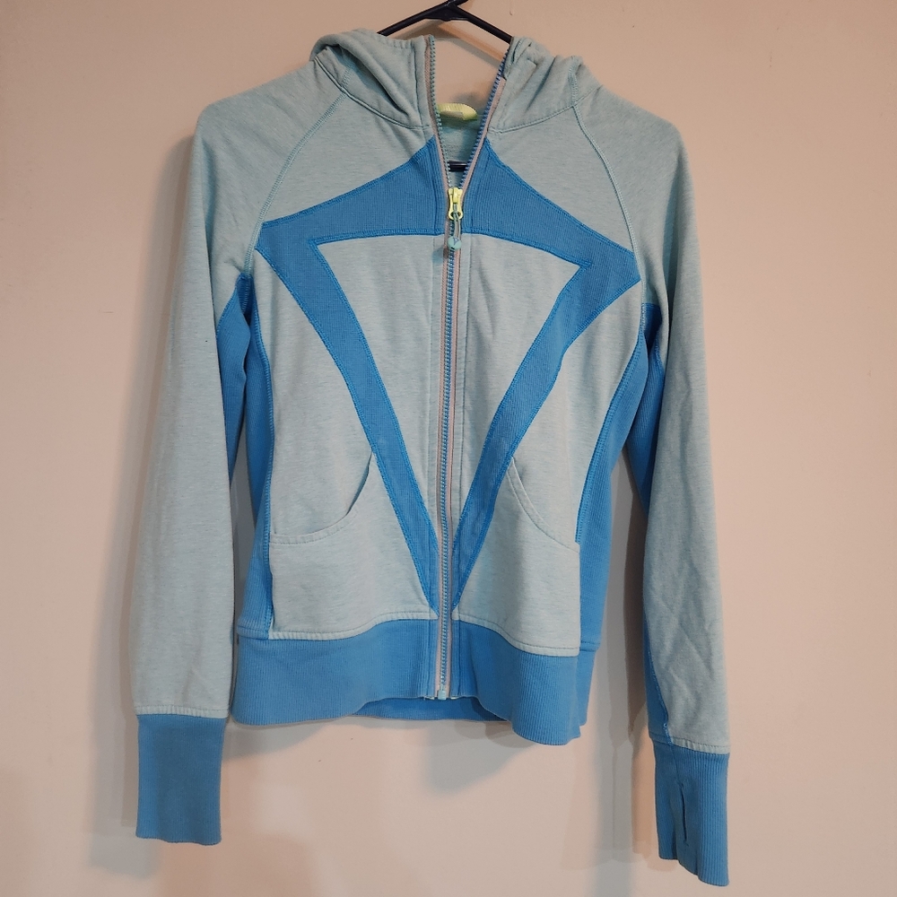 Ivivva by Lululemon size 14 Girls Full Zip Jacket Blue